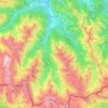 Carte topographique Entracque, altitude, relief