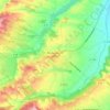 Carte topographique Boulogne-sur-Gesse, altitude, relief