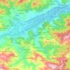 Carte topographique Amizour, altitude, relief