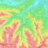 Carte topographique Valdieri, altitude, relief