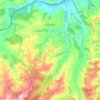 Carte topographique Ufhusen, carte du relief, carte des altitudes