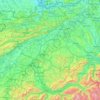 Carte topographique Aar, altitude, relief