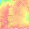Carte topographique 鄂托克前旗, altitude, relief