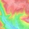Carte topographique Lessy, altitude, relief