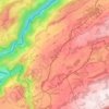 Carte topographique Les Bois, altitude, relief