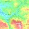 Carte topographique Bougaa, altitude, relief