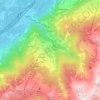 Carte topographique Isérables, altitude, relief