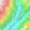 Carte topographique Fiesch, carte du relief, carte des altitudes