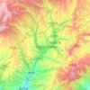 Carte topographique 王益区 (Wangyi), altitude, relief