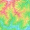 Carte topographique Rossa, altitude, relief