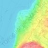 Carte topographique Collonge-Bellerive, carte du relief, carte des altitudes