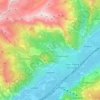 Carte topographique Leytron, altitude, relief