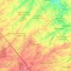 Carte topographique Perwez, altitude, relief