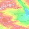 Carte topographique Бортал 博乐市 بۆرتالا, altitude, relief
