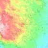 Carte topographique Ceglie Messapica, carte du relief, carte des altitudes