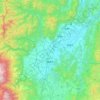 Carte topographique Fukushima, altitude, relief