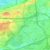 Carte topographique Bab Ezzouar, altitude, relief