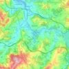 Carte topographique Cambre, altitude, relief