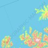 Carte topographique Finnmark, carte du relief, carte des altitudes