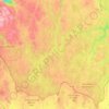 Carte topographique Finnmark, altitude, relief