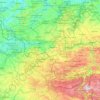 Carte topographique Hainaut, altitude, relief