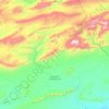 Carte topographique Gourrama, altitude, relief