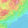 Carte topographique Hérault, altitude, relief