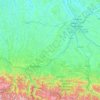 Carte topographique Haute-Garonne, altitude, relief