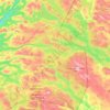 Carte topographique Lierne, altitude, relief