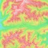 Carte topographique Val Vigezzo, altitude, relief